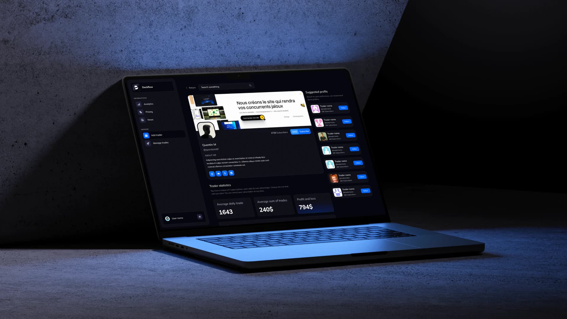 Image du projet Deckflow